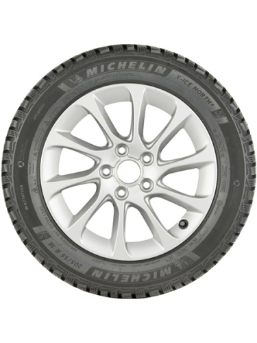 фото протектора и шины X-Ice North 4 Шина Michelin X-Ice North 4 215/55 R17 98T